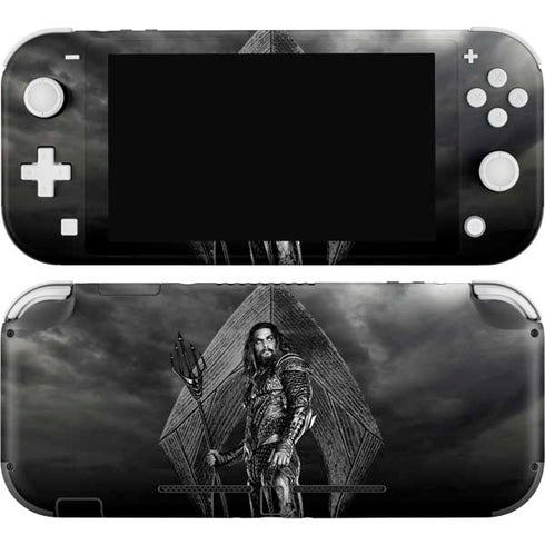The Justice League (2017) Aquaman Poster Nintendo Switch Lite Skin